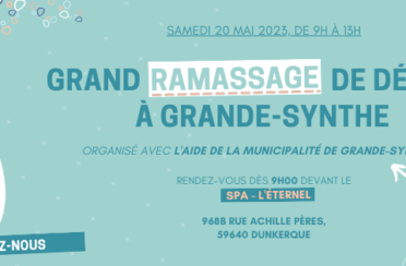 event image 1684080479 ramassage de dechets a grande synthe